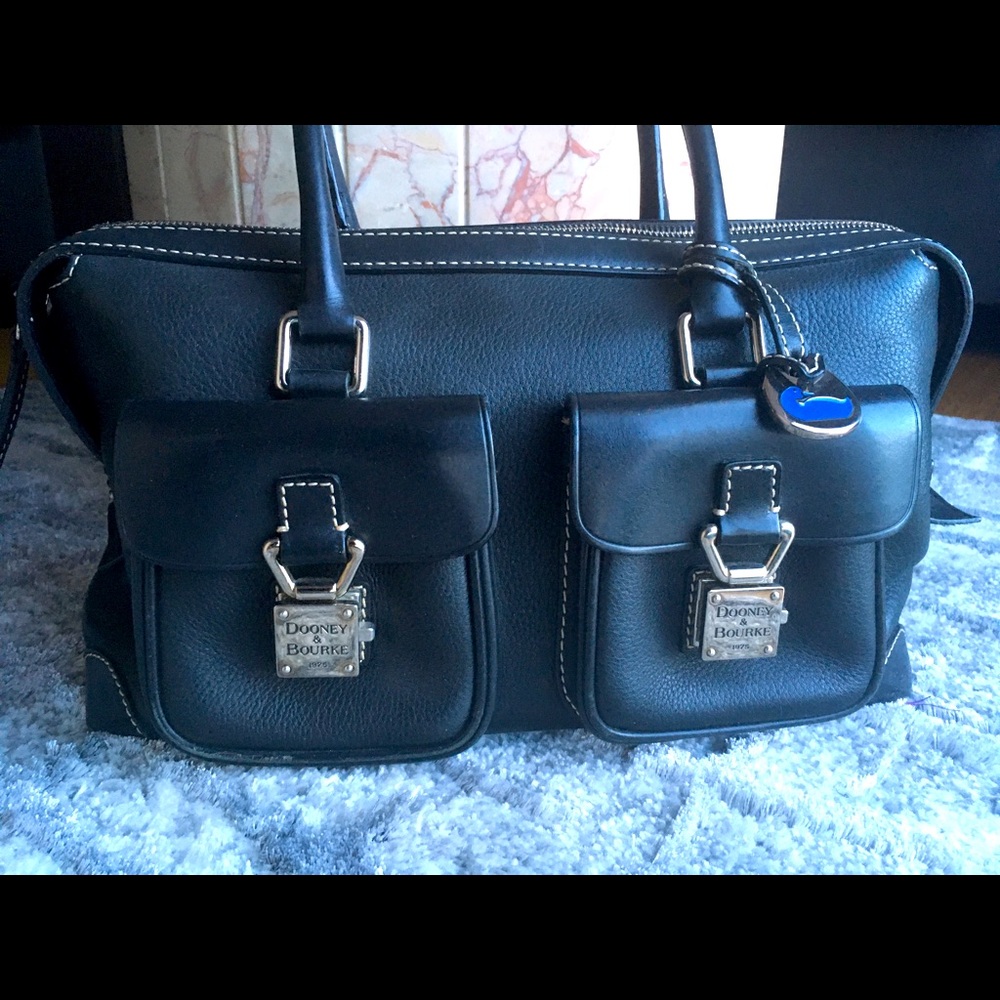 Dooney & Bourke black leather bag